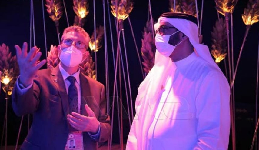 وزير الدفاع الإماراتي يزور جناح سوريا في إكسبو 2020