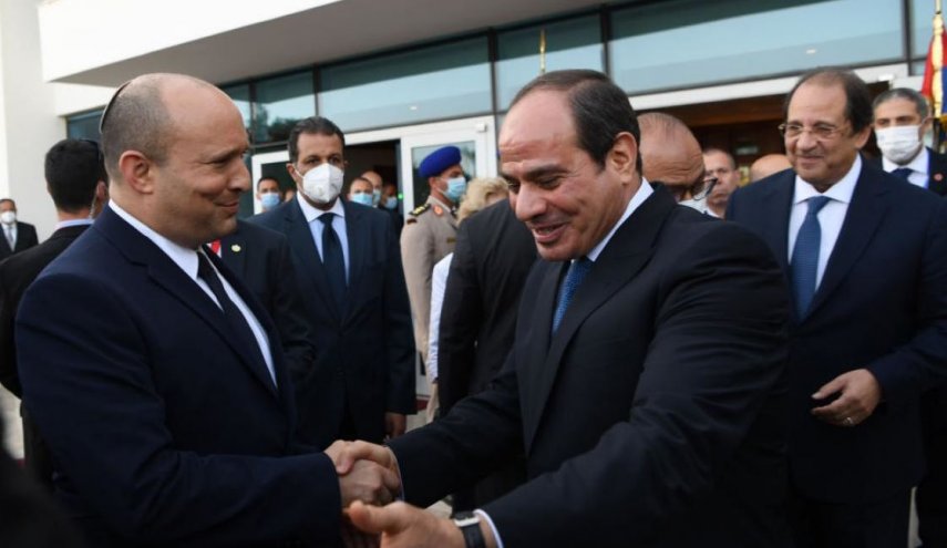 لقاء ثلاثي بين السيسي وبينت وبن زايد في شرم الشيخ