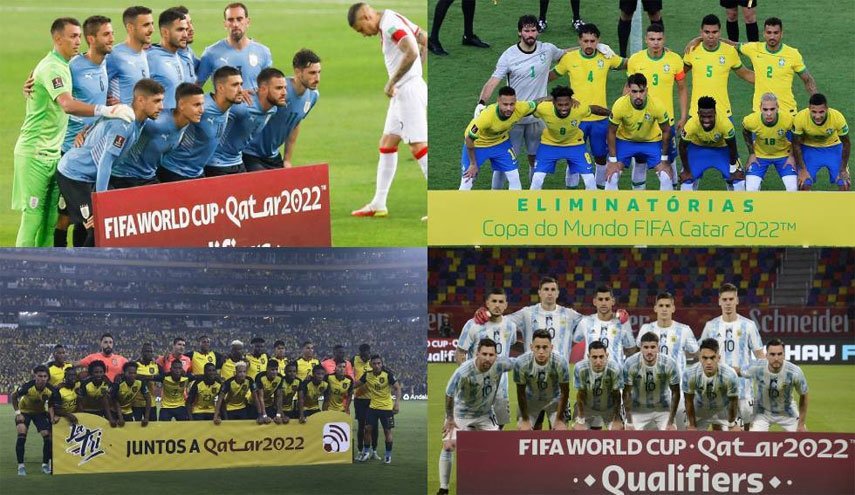 قائمة منتخبات أمريكا الجنوبية المتأهلة لمونديال قطر 2022