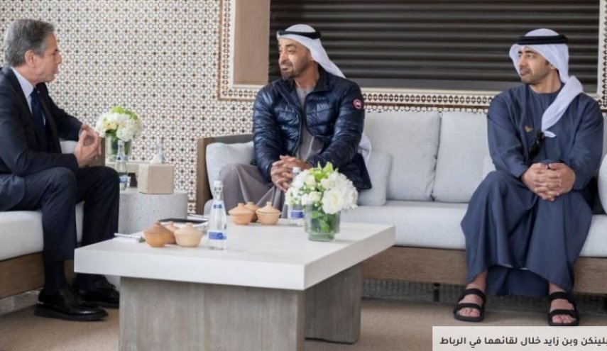 هل يستنجد بلينكن بإبن زايد لوقف الحرب في اوكرانيا؟