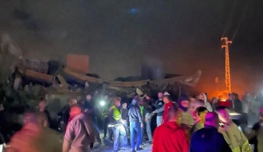جنبش امل: اتصال برق باعث انفجار بامداد امروز در شهر صیدا شد