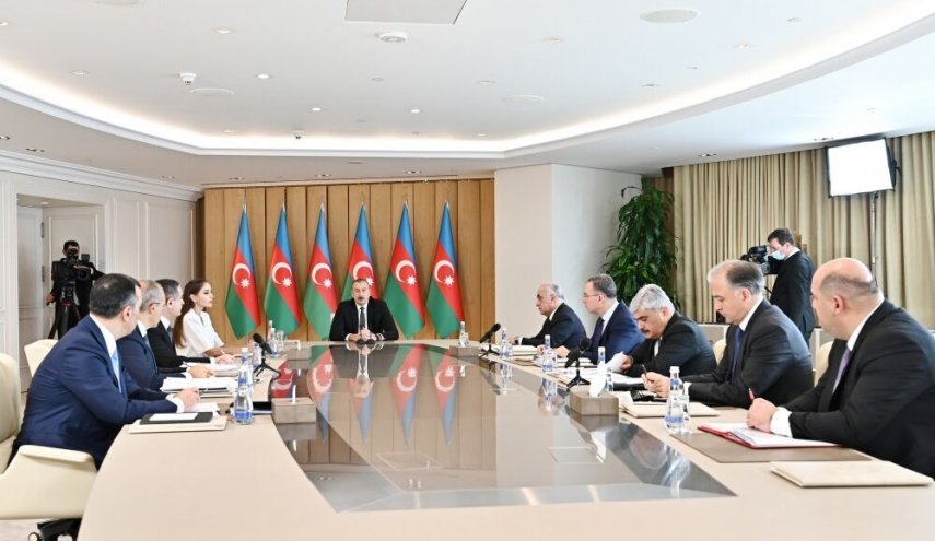 الهام علييف: ممر اذربيجان الجديد يمرّ بايران وصولا الى الاسواق العالمية