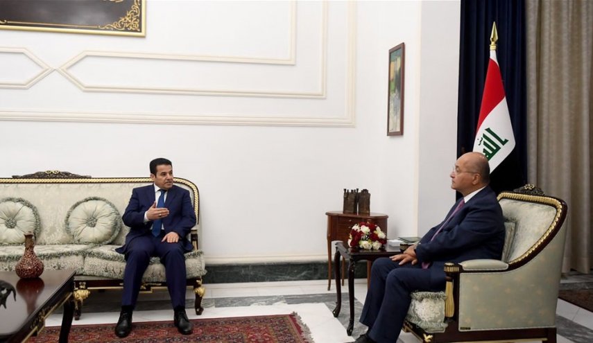 الرئيس العراقي يبحث مع مستشار الأمن منع الثغرات الأمنية
