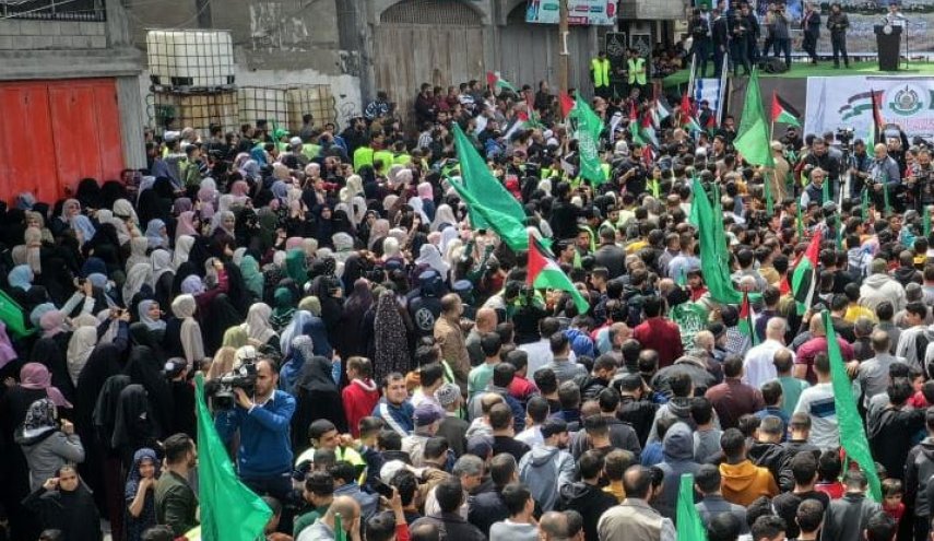 بالصور.. الآلاف يشاركون في مسيرة شمال قطاع غزة نصرة للقدس والأقصى