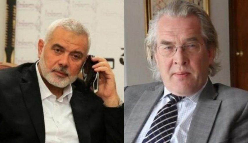 المنسق الخاص للأمم المتحدة يهاتف هنية