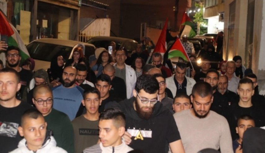الاحتلال يقمع مسيرة منددة بالعدوان على الاقصى ويعتقل 4