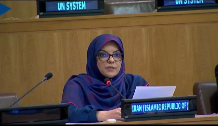 سفيرة ايران بالامم المتحدة: فرض الحظر یستهدف التنمية الاقتصادية للدول