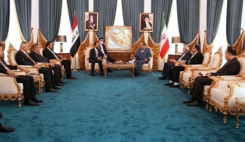 شمخاني يلتقي بالحلبوسي ويؤكد على الدفاع عن أمن المنطقة