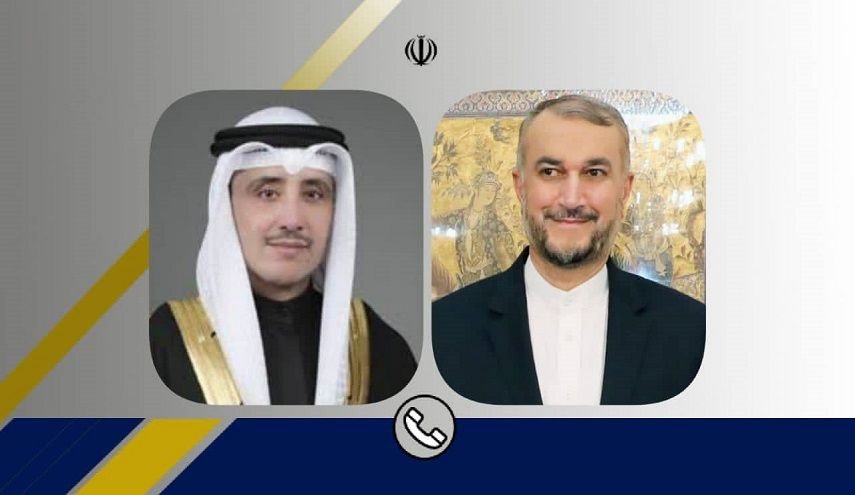 وزيرا خارجية إيران والكويت يبحثان هاتفياً القضية الفلسطينية والشأن اليمني