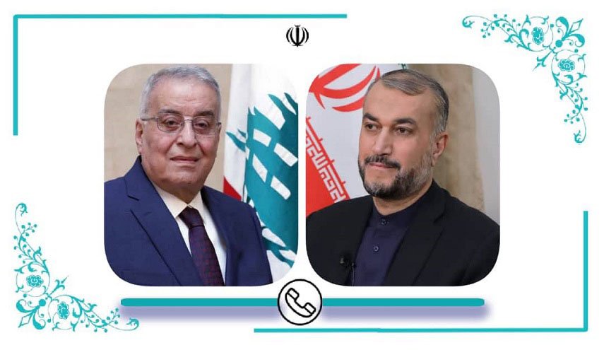 أميرعبداللهيان يبحث الملف الفلسطيني مع نظيره اللبناني