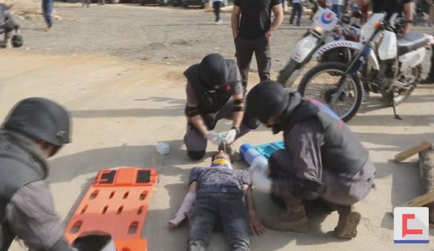 في يوم القدس.. مناورة لرجال الانقاذ والاطفاء في الضاحية بيروت