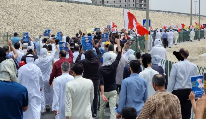 الشعب البحريني يلبي نداء الشيخ قاسم بخروجه المشرف بيوم القدس