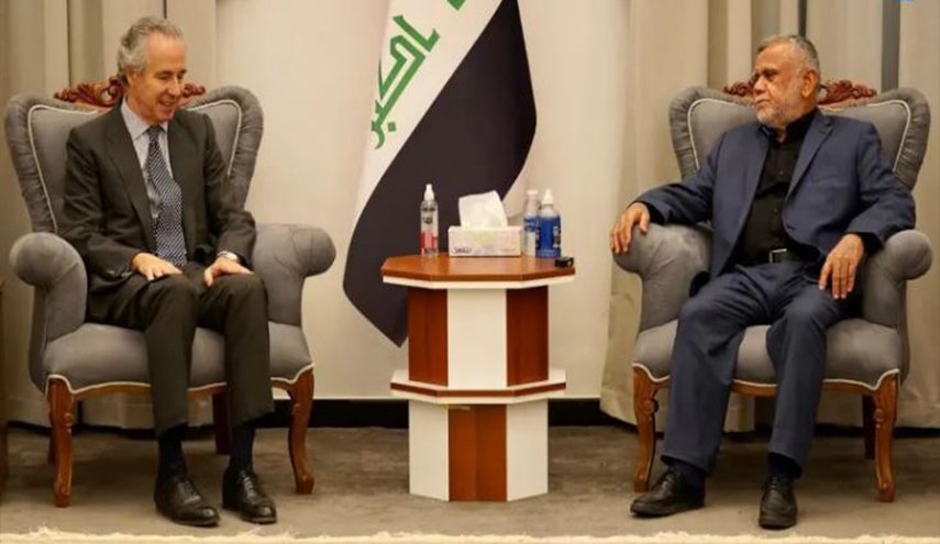 العامري للسفير الإسباني: لا يحق للقوات الأجنبية البقاء في العراق