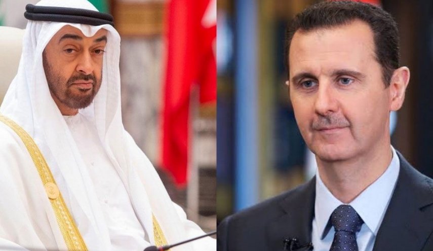 بالتفاصيل.. اول اتصال هاتفي بين الرئيس الاسد والرئيس الاماراتي 