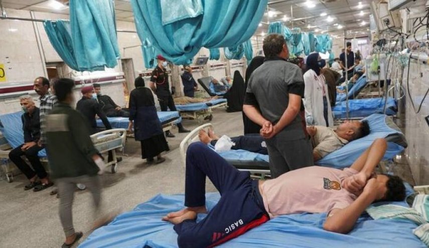 توفان دو روزه خاک در عراق چهار هزار نفر را روانه بیمارستان کرد