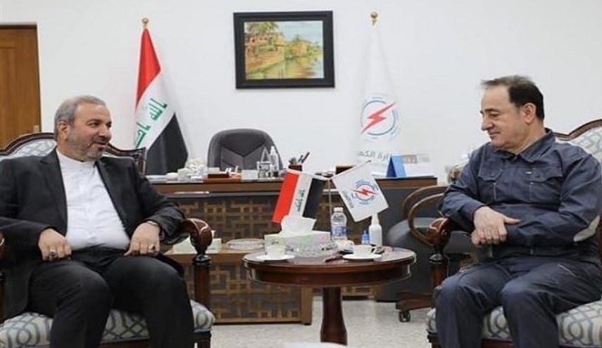 السفير الإيراني الجديد في بغداد يلتقي وزير الكهرباء العراقي
