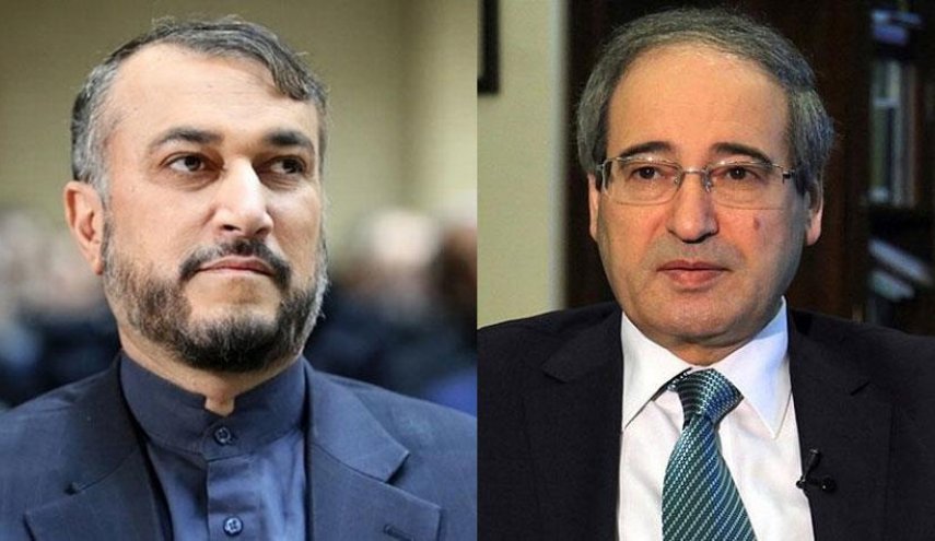 المقداد وعبد اللهيان يبحثان هاتفياً القضايا ذات الاهتمام المشترك

