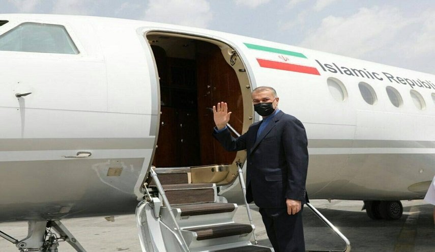 أمير عبد اللهيان يغادر طهران متوجها إلى سويسرا
