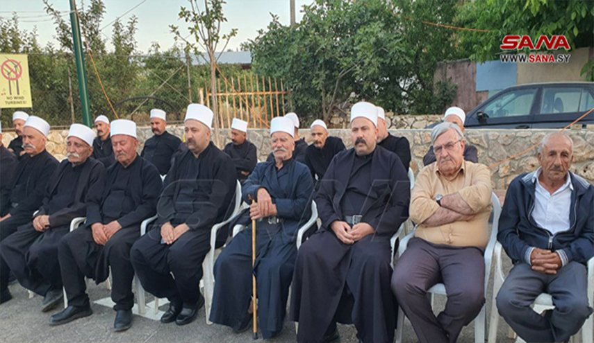 وفد الأراضي الفلسطينية المحتلة (48) يتضامن مع أبناء الجولان