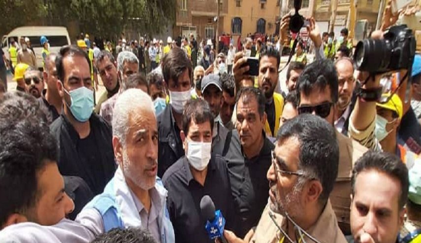 النائب الاول للرئيس الايراني يصل آبادان لمتابعة حادث متروبل