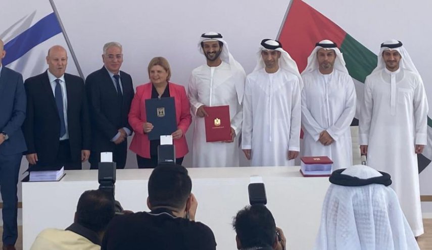 رسميا: توقيع اتفاقية التجارة الحرة بين  تل أبيب وأبوظبي