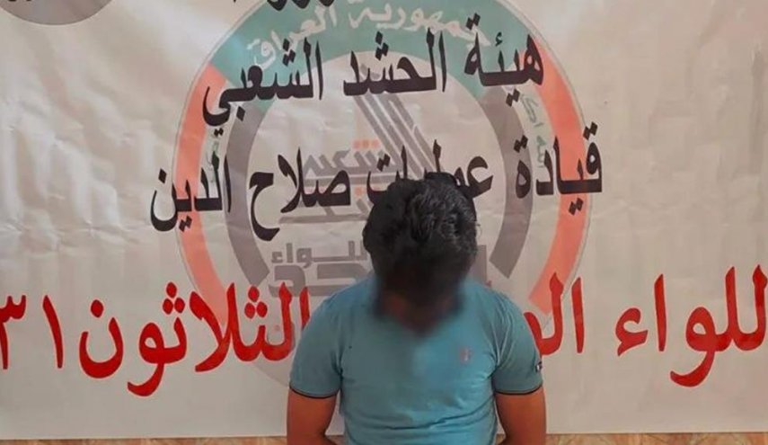 الحشد الشعبي يطيح بداعشي في محافظة صلاح الدين