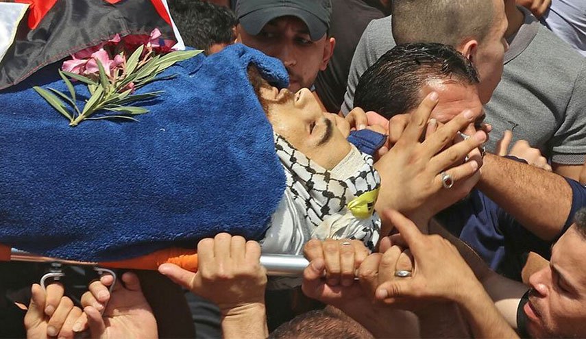 شاهد: تشييع حاشد للشهيدين قبها ومحيسن في جنين وبيت لحم