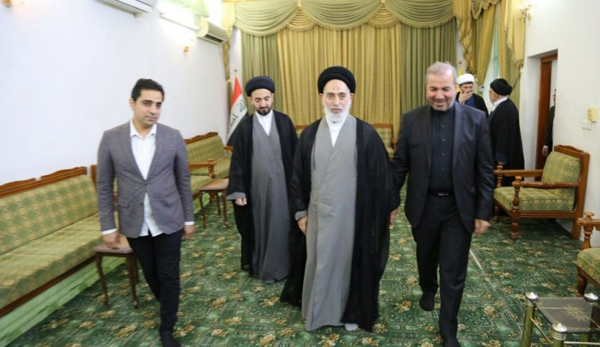 امام جمعة النجف الاشرف يستقبل السفير الايراني