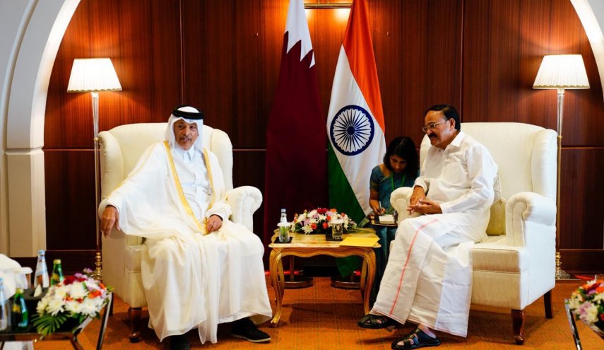 قطر تبلغ نائب الرئيس الهندي استياءها من الإساءة للرسول (ص)
