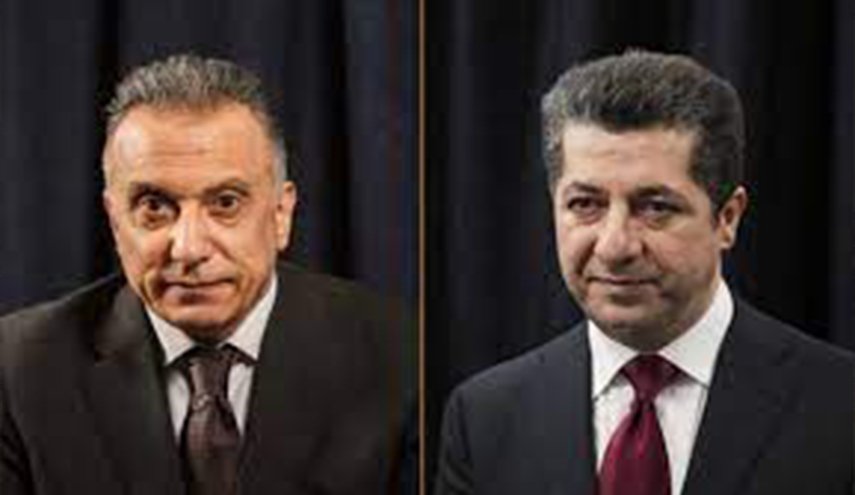 الكاظمي يهاتف بارزاني بشأن هجوم أربيل.. ماذا دار بينهما؟