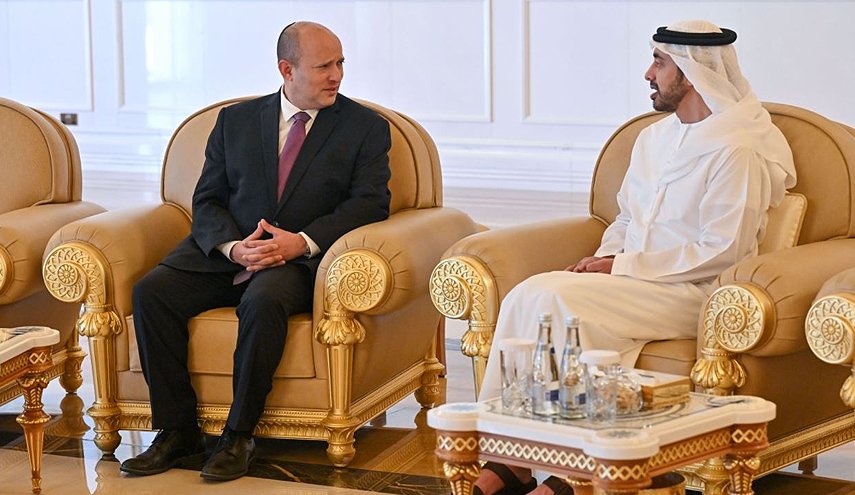 رئيس الامارات يستقبل نفتالي بينيت