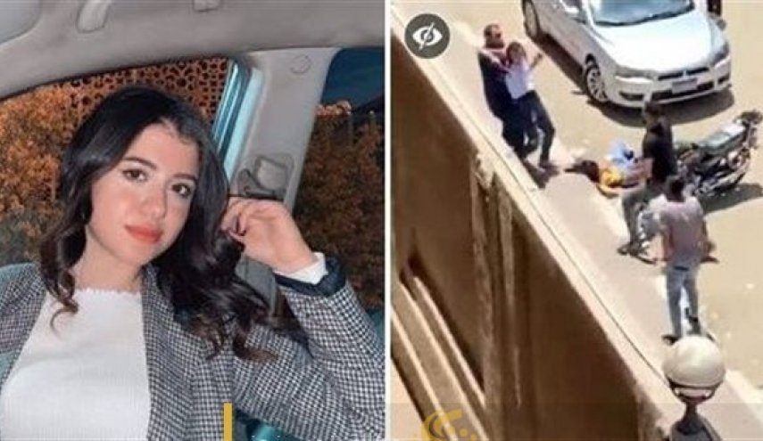 طالب يذبح زميلته أمام بوابة جامعة المنصورة المصرية+صور
