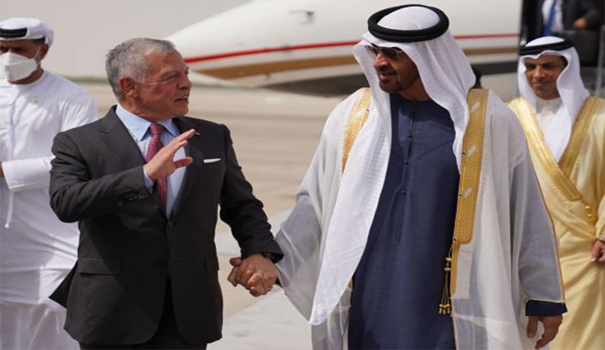 ملك الاردن يصل أبو ظبي