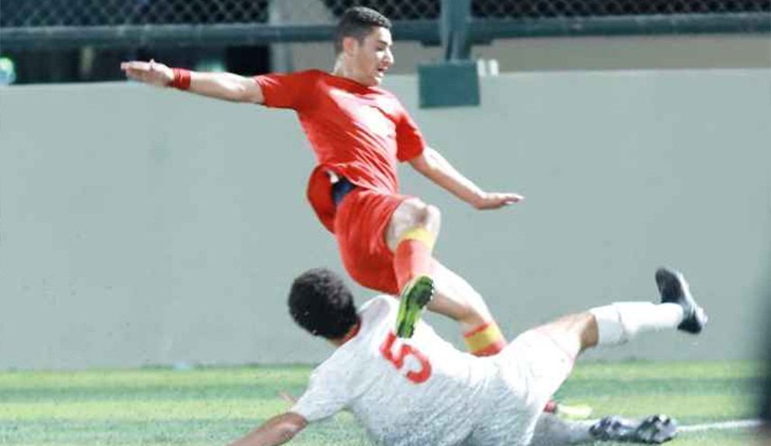 منتخب سورية للناشئين بكرة القدم يفوز على نظيره اللبناني