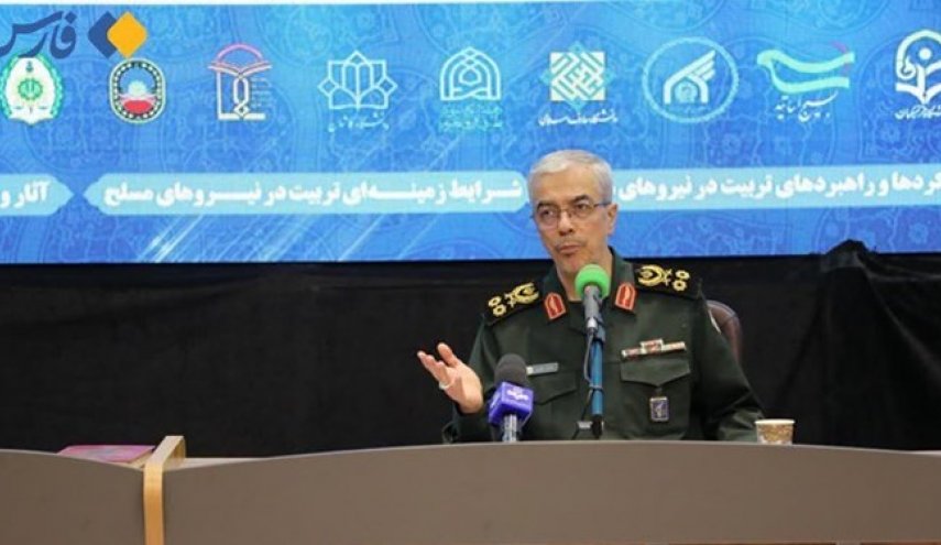 اللواء باقري: نواجه مختلف انواع التهديدات ومنها العسكرية