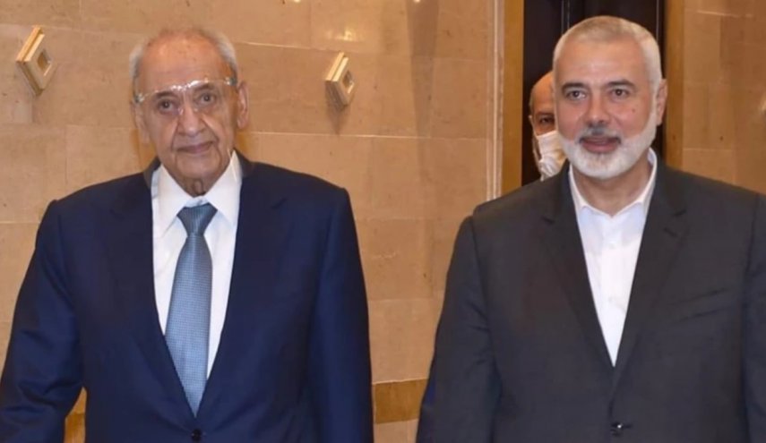 هنية: أكدنا على تضامننا الكامل مع لبنان في وجه الاعتداءات الإسرائيلية