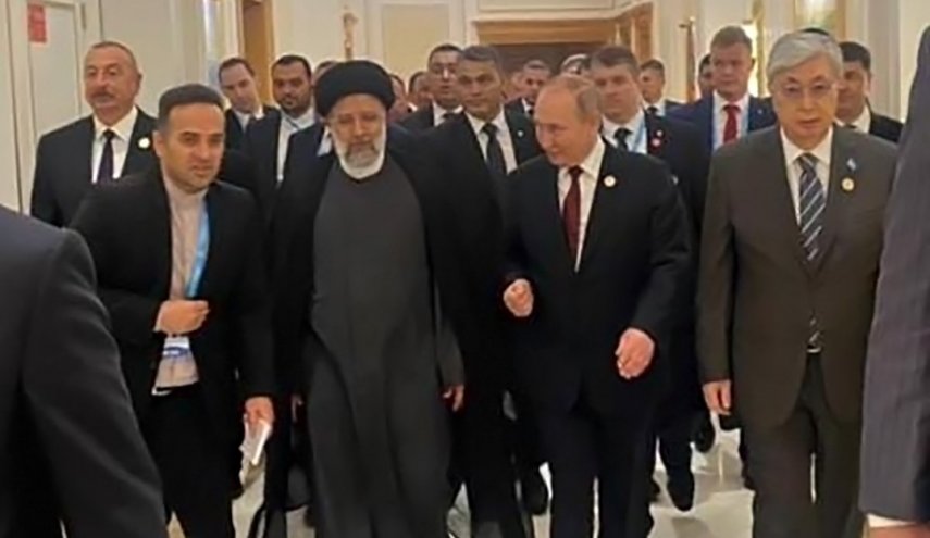 قادة الدول المطلة على بحر قزوين يصلون الى مكان انعقاد القمة