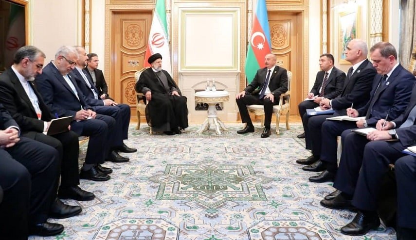 لقاء يجمع رئيسي ونظيره الأذربيجاني في عشق آباد