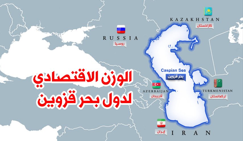 انفوغرافیک.. الوزن الاقتصادي لدول بحر قزوين