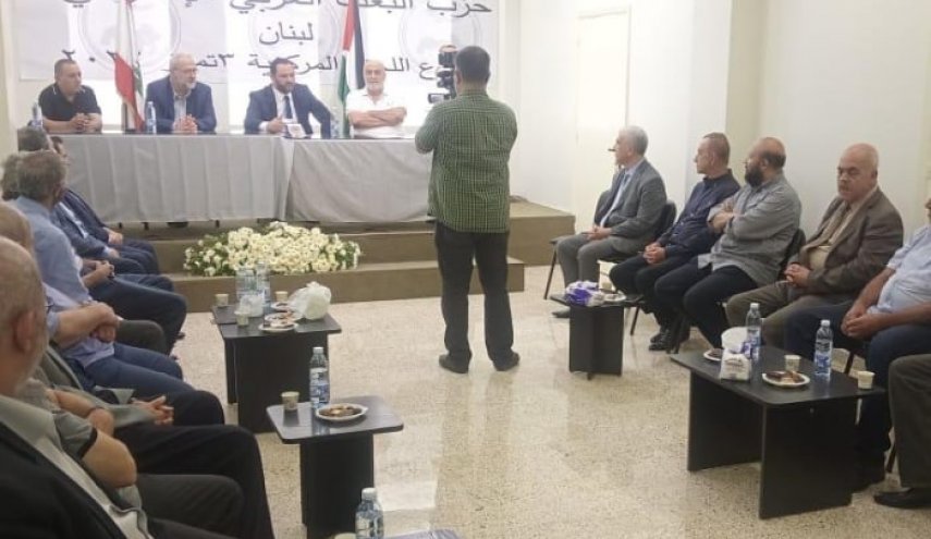لقاء الاحزاب: تحليق المسيرات فوق حقل كاريش يعزز الموقف التفاوضي اللبناني