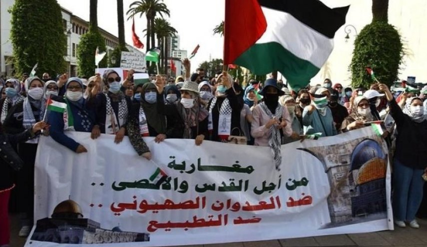 وقفة إحتجاجية في المغرب رفضا لزيارة رئيس أركان جيش الاحتلال للبلاد
