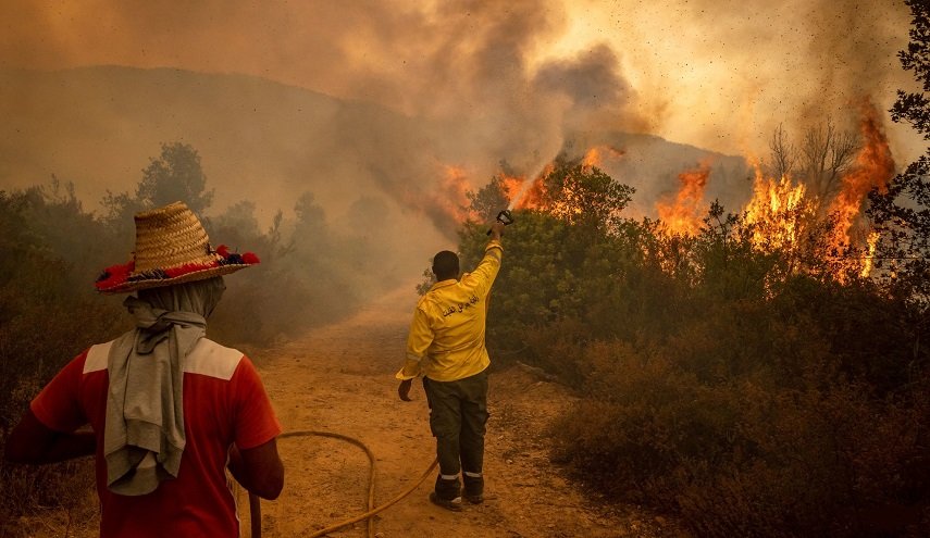 مصرع شخص جراء حرائق جديدة بشمال المغرب