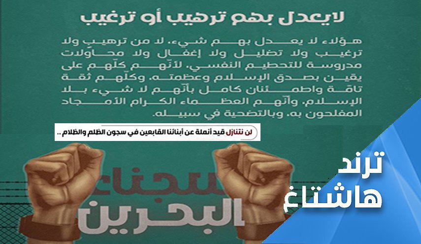 اطلقوا معتقلي البحرين..سجونكم مملوءة بالانفس البريئة