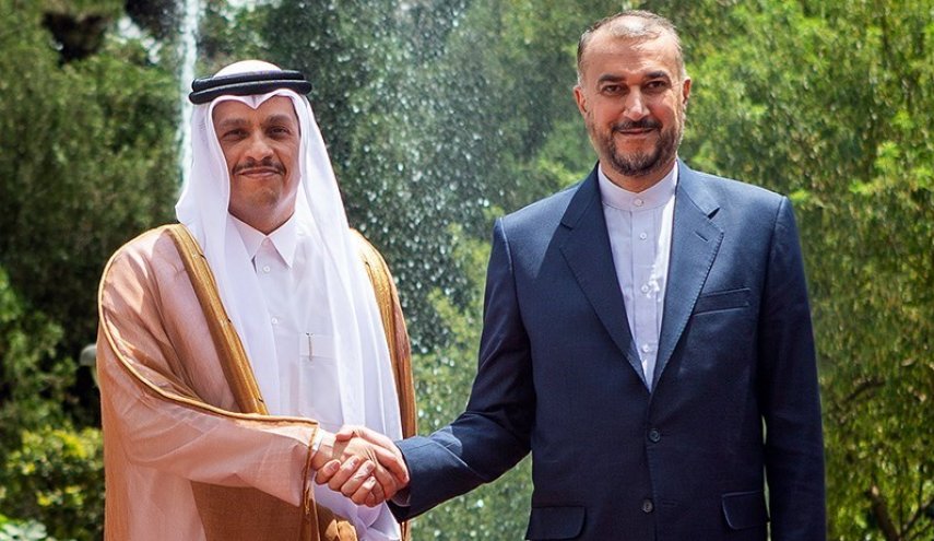 مباحثات ايرانية - قطرية تتناول العلاقات الثنائية واحياء الاتفاق النووي