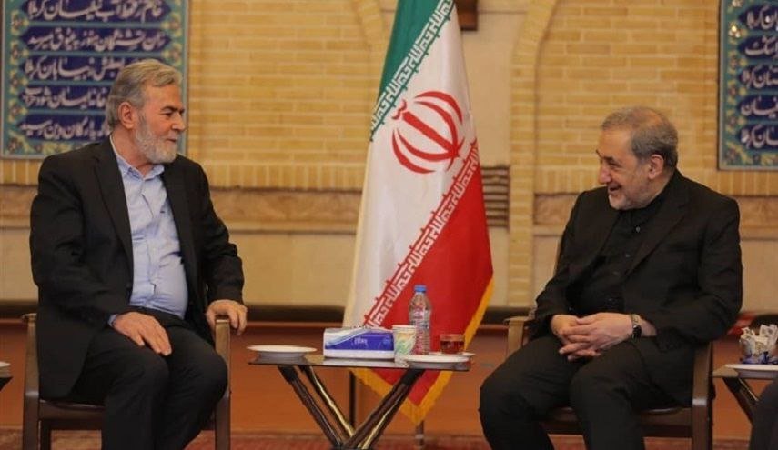 علي أكبر ولايتي يستقبل زياد النخالة في طهران