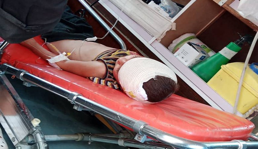شاهد.. اصابة 4 مدنيين بينهم اطفال بمُسيَّرة تركية في ريف حلب الشمالي
