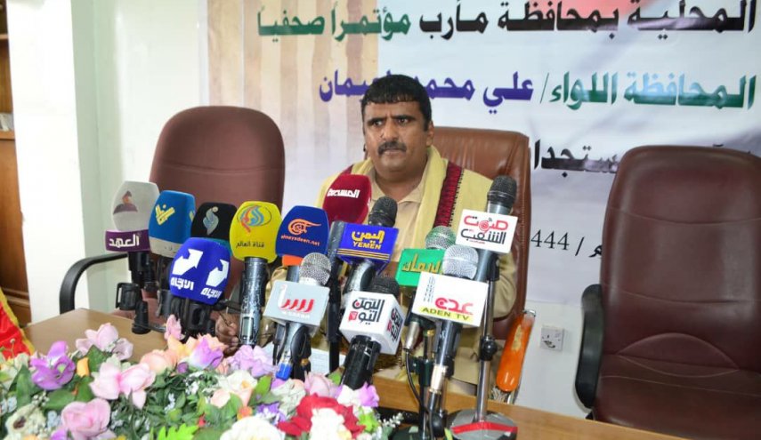 محافظ مأرب: الثروة النفطية بمأرب تعرضت لنهب من قوى العدوان والمرتزقة