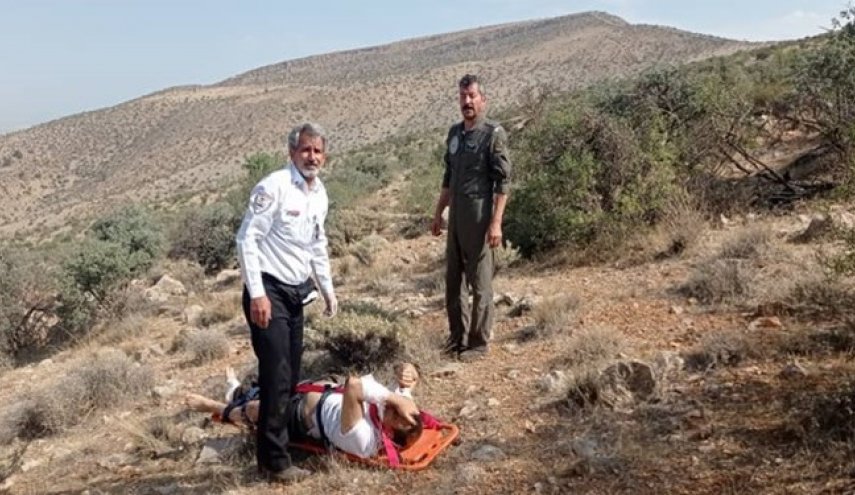 تحطم مروحية خفيفة واصابة الطيار ومساعده جنوب ايران