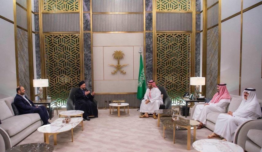 السيد الحكيم يلتقي ولي العهد السعودي في الرياض