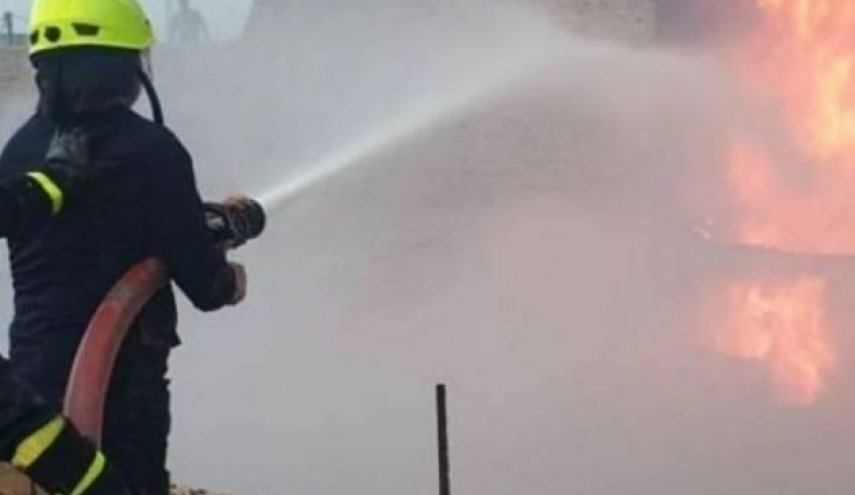 انلاع حريق في مدينة الصدر شرقي بغداد